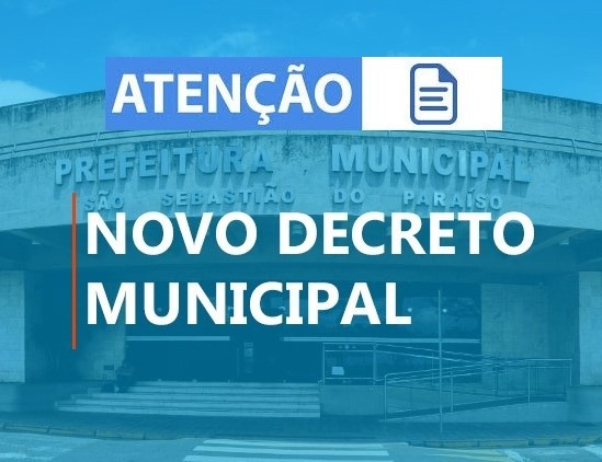 DECRETO MUNICIPAL REGULAMENTA “ONDA ROXA” EM PARAÍSO