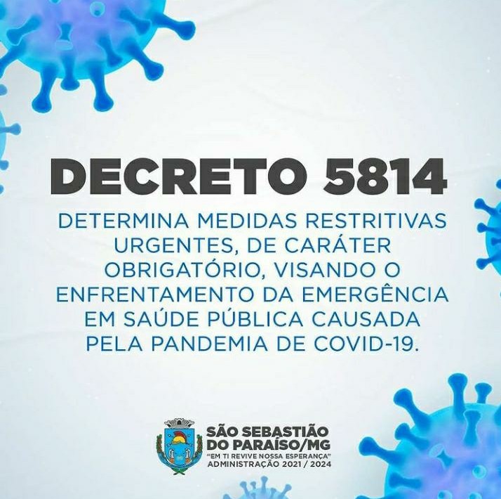 NOVO DECRETO ESTABELECE MEDIDAS MAIS DURAS NO COMBATE À COVID-19 EM PARAÍSO