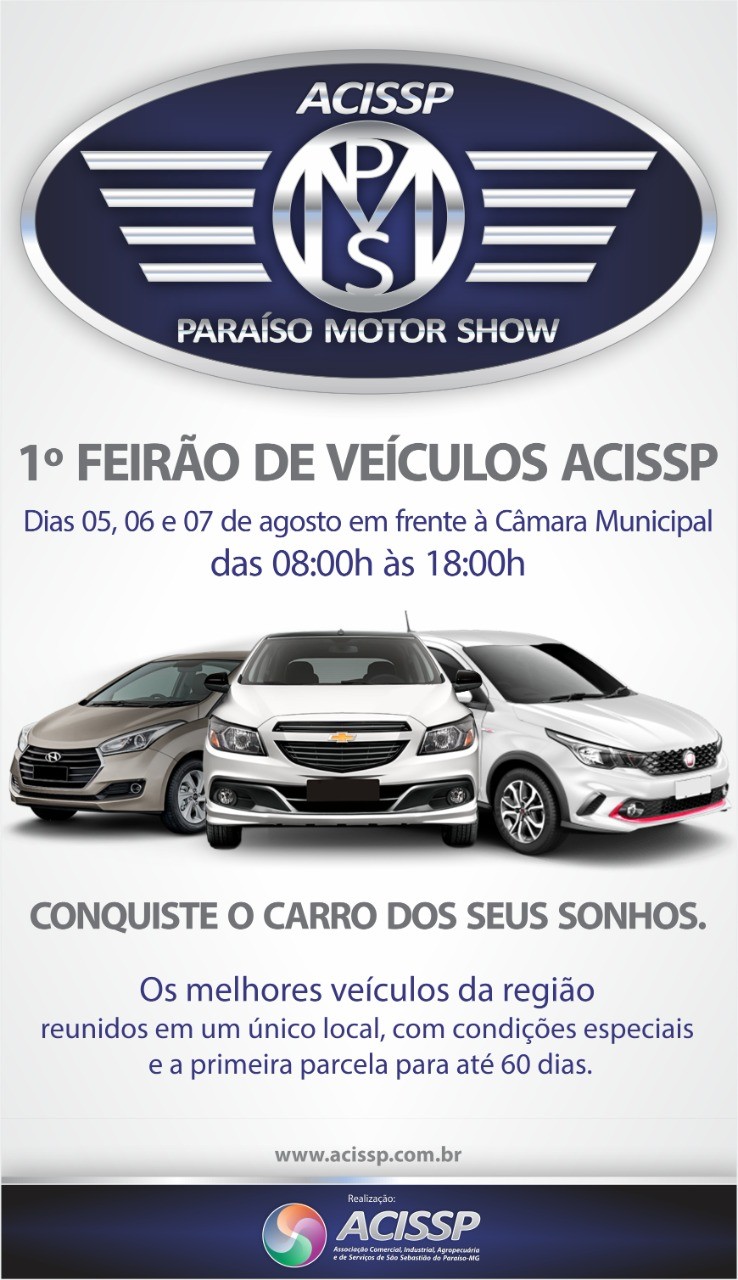PARAÍSO MOTOR SHOW ACONTECE NO PRÓXIMO FINAL DE SEMANA